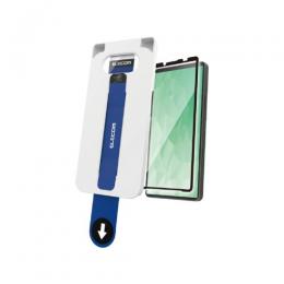 ELECOM PM-X252FLGFT Xperia 10 VII (SO-52F)/ガラスフィルム/フレーム付き/高透明/超簡単貼り付けツール