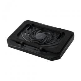 ELECOM SX-CL24BK ノートPC用冷却台/置き台/密閉タイプ/3段階高さ調整/18段階風量調整/～18インチ対応/ブラック