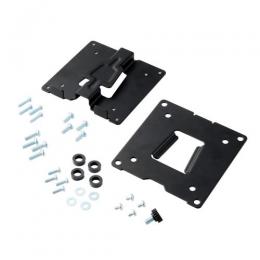 ELECOM DPA-QB01BK VESAブランケット/クイックリリース式/ネジ固定/VESA規格対応/モニターアーム専用/ブラック