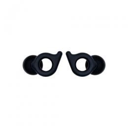 ELECOM HCSL-EP02BK エクリア睡眠用耳栓/Earplug Duo/2重チップ/ブラック