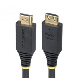 StarTech.com HDMI2-CABLE-GRIP-8F HDMIケーブル/2.4m/抜け防止コネクター/ハイスピード/4K60Hz/HDR10/ブラック/抜けにくい