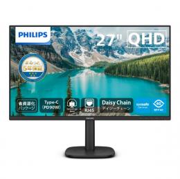 PHILIPS 27B2U3601/11 液晶ディスプレイ 27型/2560×1440/USB-C、DisplayPort、HDMI/ブラック/スピーカー：あり/5年間フル保証/省資源化パッケージ/昇降スタンド/給電(PD)90W
