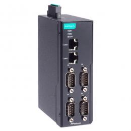 MOXA NPort IA5450-G2-T 産業オートメーション用 DINレール 4ポート シリアルデバイスサーバー (ワイド温度モデル)