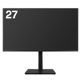グリーンハウス GH-LCW27DH-BK 液晶ディスプレイ 27型/1920×1080/HDMI、D-Sub、DisplayPort/ブラック/スピーカー：あり/画面昇降回転スタンド