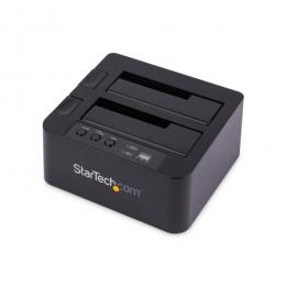 StarTech.com SDOCK2U313R HDD/SSDデュプリケーター/2ベイ/独立型/PC不要/USB外部ストレージ/SATA 3.0/ディスクスタンド