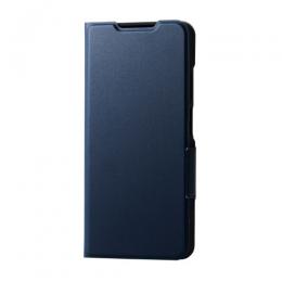 ELECOM PM-O252PLFUNV OPPO A5 5G/手帳型ケース/薄型/磁石付/ネイビー