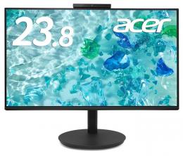 Acer(エイサー) CB242YD6bmiprcx AlphaLine (23.8型/1920×1080/HDMI、DisplayPort、ミニD-Sub/ブラック/スピーカー：あり/IPS/非光沢/センドバック3年保証(パネル・バックライトは1年)/Webカメラつき)