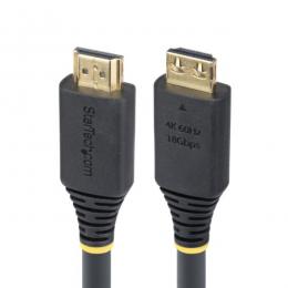 StarTech.com HDMI2-CABLE-GRIP-7M HDMI 2.0ケーブル/7m/抜け防止コネクター/ハイスピード/4K60Hz/HDR10/ブラック/抜けにくい