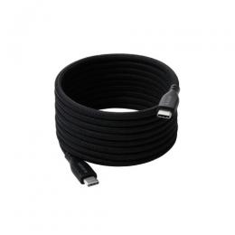 ELECOM MPA-CCTMG20BK USB Type-C to USB Type-Cケーブル/まとまるマグネット/ナイロンメッシュ/USB Power Delivery対応/最大60W/2.0m/ブラック