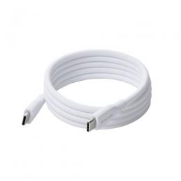 ELECOM MPA-CCTMGS10WH USB Type-C to USB Type-Cケーブル/まとまるマグネット/シリコン/USB Power Delivery対応/最大60W/1.0m/ホワイト