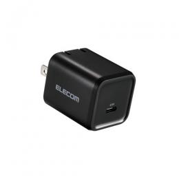 ELECOM ACDC-PD12245BK ノートPC用ACアダプター/USB Power Delivery対応/45W/Type-C×1/スイングプラグ/ブラック