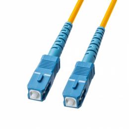 サンワサプライ HKB-AM1SCSC1-05Y アーマード1芯光ファイバケーブル（シングルモード、SC-SC、5m、イエロー）