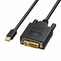 サンワサプライ KC-MDPDVA20K ミニDisplayPort-DVI変換ケーブル 2m