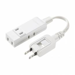 サンワサプライ TAP-M801W マイクロタップ 4個口 0.1m ホワイト