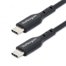 StarTech.com USB2CC2MNC2PK USB-C充電ケーブル/2本セット/2m/USB 2.0/60W 3A PD/ブラック/ノートPC データ転送 高速充電