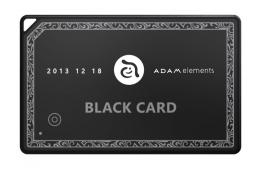 ADAM elements ABTADAVC02A1BK AVISTAR C02 Classic Black スマートタグカード