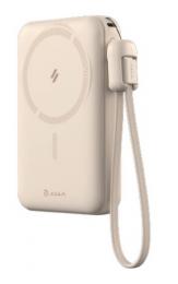 ADAM elements APBADVTC2PMT VIONTA C2 Pro Milk Tea 8-in-1 マグネット式モバイルバッテリー