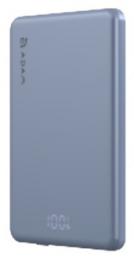 ADAM elements APBADVTL5BL VIONTA L5 Blue 超薄型マグネットワイヤレス充電モバイルバッテリー 5000mAh