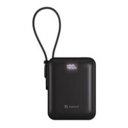 ADAM elements APBADVTQBK VIONTA Q Black ケーブル内蔵型ウルトラコンパクトモバイルバッテリー 10000mAh