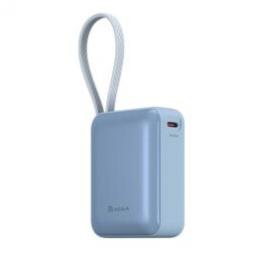 ADAM elements APBADVTQBL VIONTA Q Blue ケーブル内蔵型ウルトラコンパクトモバイルバッテリー 10000mAh