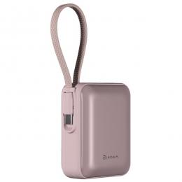 ADAM elements APBADVTQPK VIONTA Q Pink ケーブル内蔵型ウルトラコンパクトモバイルバッテリー 10000mAh