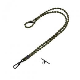 ELECOM P-STSDH1FLSTKH スマホショルダーストラップ/伸縮/こぶ紐/軽量/デザイン柄/ステンレスストラップホールシート付属(1口タイプ×1枚)/ストライプ/カーキ