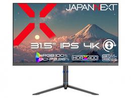 【法人様宛限定】JAPANNEXT JN-IPS315U-HSPC6 液晶ディスプレイ 31.5型/3840×2160/HDMI×1、DP×1、USB-C×1/ブラック/スピーカー有/2年保証