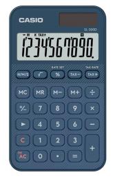 CASIO SL-300D-NY-N デザイン電卓 カラフル ネイビー