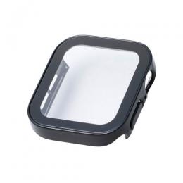 ELECOM AW-25EFCGEBK Apple Watch 40mm/フルカバーケース/プレミアムガラス/高透明/防水/ブラック
