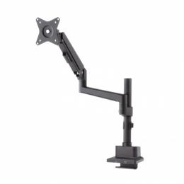 サンワサプライ CR-LAC1407BK モニターアーム（ガススプリング式・支柱タイプ・ブラック）