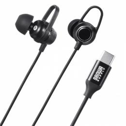 サンワサプライ MM-HSTC05BK USB Type-Cイヤホンマイク（ブラック）