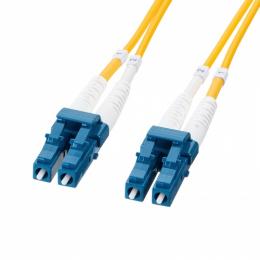 サンワサプライ HKB-MOS2LCLC-03 メガネ型光ファイバケーブル（シングル9μm、LC×2-LC×2、3m）