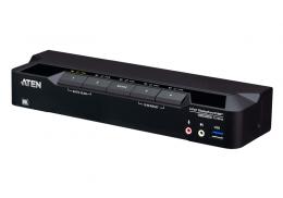 ATEN CS1924A 4ポートUSB DisplayPort KVMPスイッチ（8K対応、2ポートUSB3.2 Gen1ハブ搭載）