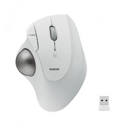 ELECOM M-IT11DRWH トラックボールマウス/IST/36mmボール/親指/ベアリング支持/無線2.4GHz/5ボタン/ホワイト