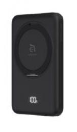 ADAM elements APBADVTSB5BK VIONTA B5 Black 準固体電池採用収納式回転スタンド搭載モバイルバッテリー 5000mAh