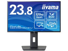 iiyama XB2492HSU-B1J 液晶ディスプレイ 23.8型/1920×1080/HDMI、DisplayPort/ブラック/スピーカーあり/IPS方式/昇降/回転/角度調整/3年保証