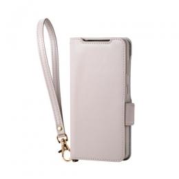 ELECOM PM-G261PLFY4GB Galaxy S26 (SC-51G)/手帳型ケース/磁石付/耐衝撃/ハンドストラップ付/グレージュ