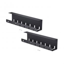 StarTech.com S2MB-DESK-CABLE-TRAY ケーブル配線トレー/デスク下ネジ固定式/金属製 ボックス型/長さ1.06m/ブラック/ケーブルオーガナイザー