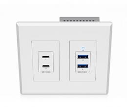 ADTECHNO UEX3D-WP-US ウォールプレート型USB 3.2 Gen1エクステンダー デバイス