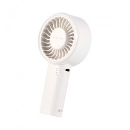 ELECOM FAN-U261WH ハンディファン/リチウムイオン電池/5段階調整/コンパクトモデル/ストラップ付/USB Type-C充電/ホワイト
