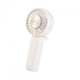 ELECOM FAN-U262WH ハンディファン/リチウムイオン電池/冷却プレート付/3段階調整/カラビナ付/ストラップ付/USB Type-C充電/ホワイト