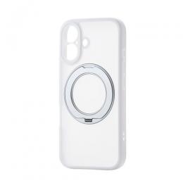 ELECOM PM-A24AMGSTKMWH iPhone 16/ハイブリッドケース/極限/MAGKEEP/スタンド/ホワイト