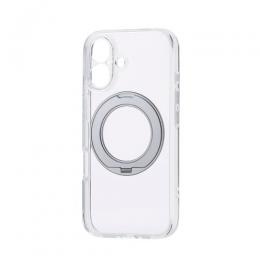 ELECOM PM-A24AMGSTKSV iPhone 16/ハイブリッドケース/極限/MAGKEEP/スタンド/シルバー