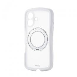 ELECOM PM-A25AGRSTKMWH iPhone 17/Grippy/フレームカラー/極限/MAGKEEPスタンド/ホワイト