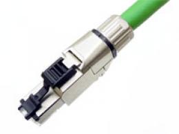 エイム電子 C6AS-HT-SO-GN-60 カテゴリ6A 高温度産業用ケーブル S/FTP 単線 ストレート配線 緑 60m