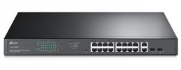 TP-LINK TL-SG1218MPE(UN) 18ポート ギガビット イージースマートスイッチ (PoE+ポート×16搭載)