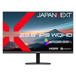 【法人様宛限定】JAPANNEXT JN-IPS238Q 液晶ディスプレイ 23.8型/2560×1440/HDMI×1、DP×1/ブラック/スピーカー有/2年保証