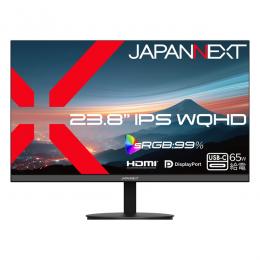【法人様宛限定】JAPANNEXT JN-IPS238Q-C6 液晶ディスプレイ 23.8型/2560×1440/HDMI×1、DP×1、USB-C×1/ブラック/スピーカー有/2年保証
