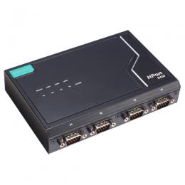 MOXA NPort 6450-2TX-G2-T 第2世代 4ポート RS-232/422/485 セキュアターミナルサーバー 10/100M RJ45×3 (ワイド温度モデル)
