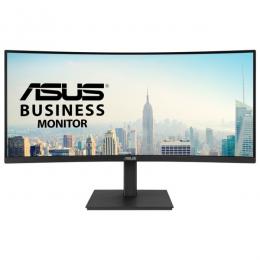 【法人様宛限定】ASUS VA34VCPSR 34型湾曲型ウルトラワイドモニター/3440×1440/USB-C (DP Alt Mode)×1、DisplayPort 1.4×1、HDMI(v2.1)×1、USB 3.2 Gen 1 Type-A×3、RJ45/ブラック/スピーカー：あり